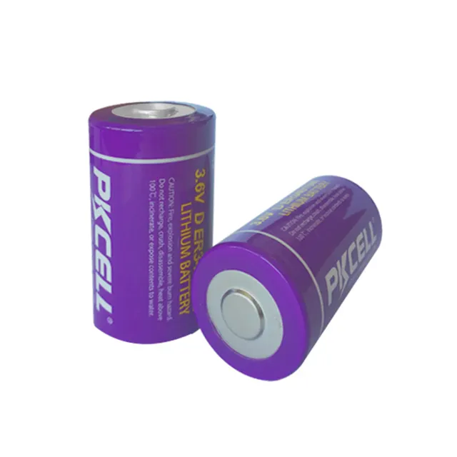 Li-SOCL2 Battery 3.6V Size D ER34615M 13Ah Lithium Battery for GPS
