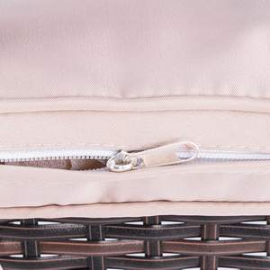 Sofá de mimbre resistente a la intemperie con tomas de corriente - Product Image 3