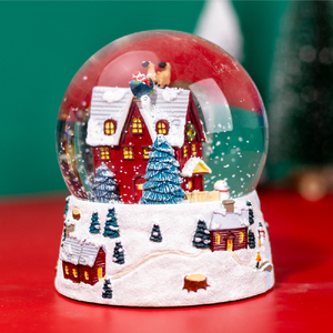 Personnalisé Noël Miniature <span class=keywords><strong>Village</strong></span> Verre Cristal <span class=keywords><strong>Boule</strong></span> À <span class=keywords><strong>Neige</strong></span> Résine Arbre <span class=keywords><strong>De</strong></span> Noël Père Noël Eau <span class=keywords><strong>Boule</strong></span> <span class=keywords><strong>De</strong></span> <span class=keywords><strong>Neige</strong></span> pour L'ornement <span class=keywords><strong>De</strong></span> Vacances - Product Image 2
