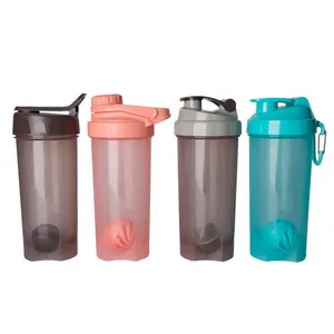 factory direct Shaker Bottle 700ml Plastic GYM Protein blender Cup Sports Shaker Bottle fitness centre Energy Drink bottle