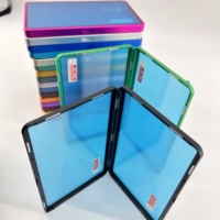 Étui de protection magnétique double face en métal anti-RFID pour cartes gradées PSA BGS