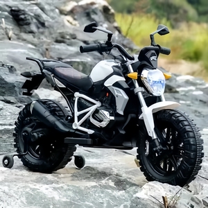 Motocicleta de Policía para Niños, Juguete Eléctrico con Batería, Triciclo de 3 Ruedas para Niños - Product Image 4