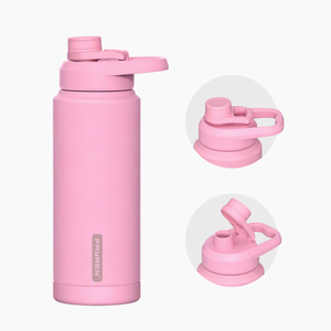 Hot Sale Double Wall Vacuum Insulated Stainless Steel Leak-Proof Large Capacity <b>Sports</b> <b>Water</b> <b>Bottle</b> Handle Lid Custom Logo - Product Image 1
