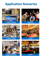 27 32 ''Casino Win Results Record Monitor Hand Input Poker Number Baccarat Display
