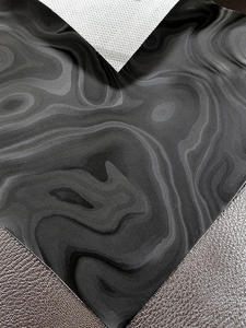 Cuero Sintético PU Suave Perlado con Patrón de Humo 3D, Cuadrícula Elástica de 0.9mm, Impresión 3D de Alta Calidad, Venta Caliente - Product Image 2