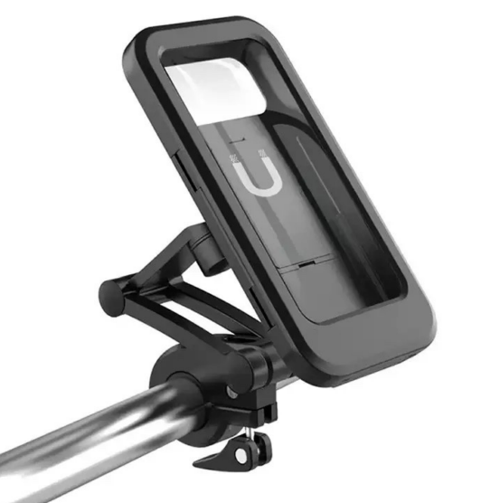 Universal Flexible Phone Holder 360 Swivel Rotation Telescopic Arm Mount Waterproof Motorcycle Bike Mobile Phone Holder