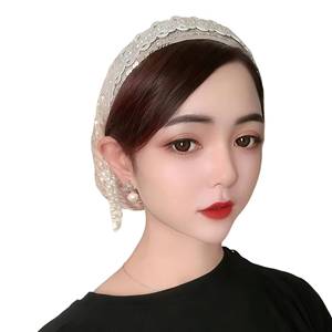 Latest ethnic Muslim eco-friendly breathable sequin fabric, elastic chemotherapy headscarf, women's headscarf - Product Image 1