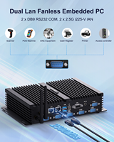 Hystou Intel Core I5-4200U Mini PC Industri Prosesor Dual-Core Dukungan Suhu Luas (-20C 60C) Win11 SSD+HDD