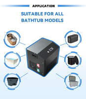 Vente directe d'usine de Dongguan, machine à bain de glace 0,5 CV, bain de glace avec filtre de machine, refroidisseur, refroidisseur de plongée froide
