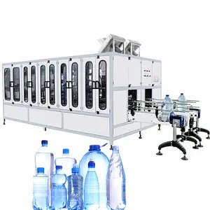 Pabrik Langsung Menjual Otomatis 1000B/H Mesin Penutup dan Pengisi Air Mineral untuk Botol Plastik Sedang