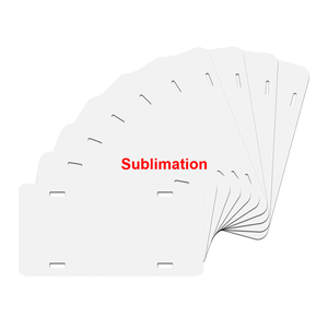Plaque d'immatriculation avant de <span class=keywords><strong>voiture</strong></span> européenne conçue sur mesure métal aluminium Sublimation transfert thermique vierge sous-banque personnalisée peinte - Product Image 2