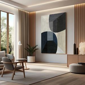 Pintura al Óleo Abstracta, Naturaleza Muerta, Hecha a Mano, Personalizada, Arte Abstracto en Lienzo, Decoración del Hogar, Arte con Textura 3D, Moderno, para Galería y Hogar - Product Image 6