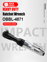 Clé à cliquet pneumatique 1/2" 3/8" 62 Nm à couple élevé, outil à cliquet pneumatique 150 tr/min, clé à cliquet compacte à air comprimé pour la réparation automobile
