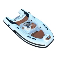 Petits bateaux gonflables à nervures en fibre de verre Hypalon/PVC durables de 300 pieds avec accessoires accueillis par les amateurs de sports de plein air