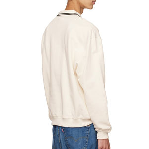 Sweat-shirt pour homme décontracté de rue, col rabattu, bouton, ample, de haute qualité, polaire, épaules tombantes, sweat-shirts à capuche pour homme - Product Image 3