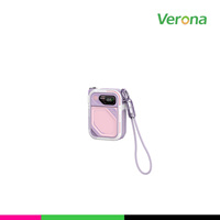 Cargador Portátil Magnético Inalámbrico de 10000mAh y 22.5W con Carga Rápida, Cable Integrado, Pantalla LED, Enchufe y Cordón 2 en 1