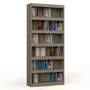 College Library Reading Hall <b>Display</b> Library Bookcase Double Side Library Furniture Steel Bookshelf School <b>Book</b> Rack - Product Image 6