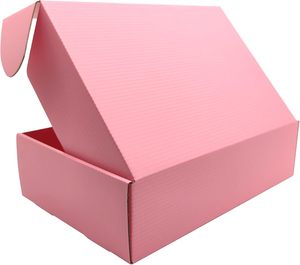 Custom Printed Packaging Pink Corrugated Paper Shipping Boxes Mailer <b>Box</b> With Logo - Product Image 4