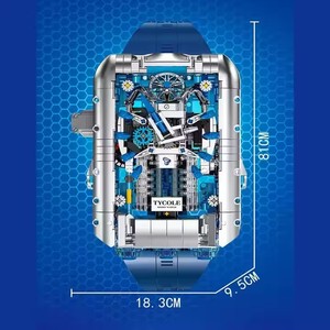 T4057 Tự Làm Đồ Chơi Kỹ Thuật Sáng Tạo Cơ Khí Đồng Hồ Xây Dựng Khối Lắp Ráp Mô Hình 1006 + Pcs Bộ - Product Image 5