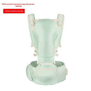 Forniture per Mamma e Bambino Nuovo Marsupio Multifunzione Traspirante in Cotone per Neonati, Seggiolino Porta Bebè, Sgabello da Vita per Neonati, Capacità 20kg - Product Image 2