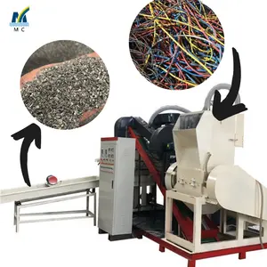 Usine chinoise bon prix 200 kg/h, granulateur de câble de déchets, fil de cuivre, Machine de recyclage pour les cours de recyclage