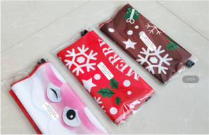 China Factory Custom Design Sublimated Polyester Red Antithetical Couplet Christmas Couplets <b>Banner</b> - Product Image 4