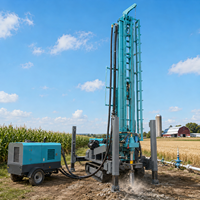 Foreuse de puits d'eau de 350 m pour l'irrigation des vergers et des vignobles, machine de forage de puits profonds agricoles