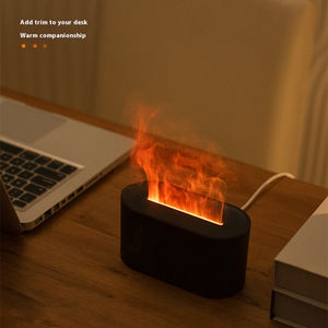 Nuevo humidificador de máquina de aromaterapia de atomización de llama de escritorio transparente de luz cálida comercial para el hogar - Product Image 5