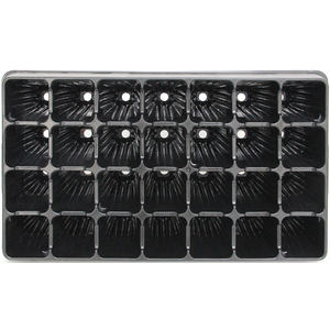 Bandeja plástica para sementes de mudas florestais, bandeja inicial para sementes de raiz profunda de 28 células - Product Image 6