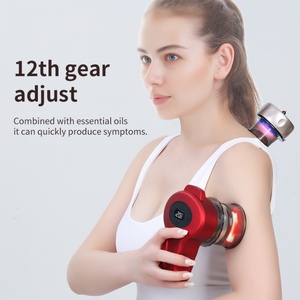 Ensemble de massage par ventouses à lumière rouge et bleue, nouvelle version 2023, rechargeable par USB, ventouses à vide, masseur Guasha, outils de massage Hijama - Product Image 1