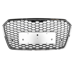 Nouvelle grille en nid d'abeille ABS pour pare-chocs avant RS7 Style Audi A7 C7.5 2016-2018 - Product Image 2
