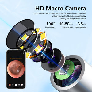 Умные визуальные ушные ложки, эндоскоп, пинцет с камерой, отоскоп, очиститель для ушей, 1296P Ultra HD, удаление ушной серы - Product Image 3