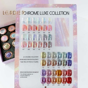Nuovissima Collezione di Polvere Aurora a 24 Colori Effetto Cromato a Specchio per Decorazione <span class=keywords><strong>Unghie</strong></span> - Product Image 4