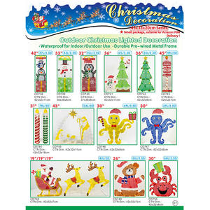 Décorations de jardin de Noël en plein air, statue de Jésus en LED 2D, scène de la Nativité, ensemble de figurines de Noël, motifs lumineux - Product Image 5