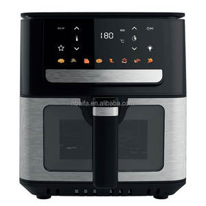 Aifa Home usando 9L OEM ODM Arriba y abajo fiebre Cuadrado Freidoras de aire multifunción visibles de alta calidad con mango - Product Image 3