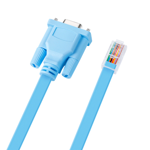 DTECH DB9 a RJ45 Cable de consola Cisco dispositivo de gestión de adaptador de serie (6 pies azul) - Product Image 3