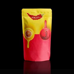 Sac d'emballage personnalisé en papier d'aluminium avec fenêtre pour <span class=keywords><strong>piment</strong></span> rouge, <span class=keywords><strong>cannelle</strong></span>, poudre, épices, graines de coriandre - Product Image 4