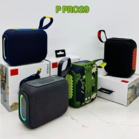 P RO29 MINI Nouveau Haut-parleur Bluetooth Portable sans Fil Extérieur avec Lecteur de Carte TF et Lumière LED Colorée