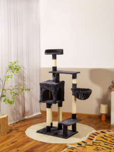 Meilleur <span class=keywords><strong>prix</strong></span>, <span class=keywords><strong>arbre</strong></span> à <span class=keywords><strong>chat</strong></span> personnalisé en fausse fourrure, griffoir, maison, poteau à gratter pour chats, <span class=keywords><strong>arbre</strong></span> à grimper - Product Image 3