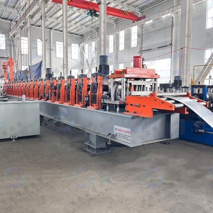 เครื่องขึ้นรูปแผงกั้นนิรภัยทางหลวงอัตโนมัติพร้อมเครื่องยนต์เกียร์ PLC - Product Image 4