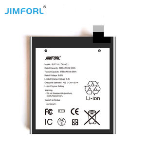 Jimforl baterai li-polimer isi ulang 3680mAh BLP715 kapasitas tinggi untuk ponsel Oppop K3 3.85V polimer Tingkat A - Product Image 3