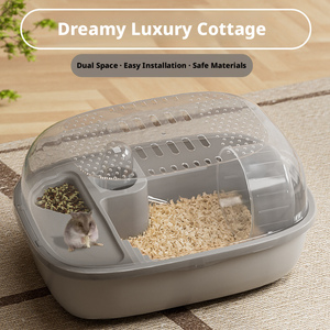 Gaiola Clássica de Plástico Sólido para Hamster com Espaço Amplo e Bandeja de Plástico - Modelo Flor de Ramo (Rato) - Product Image 2