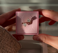 Bague ouverte double cœur en acier inoxydable plaqué or 18 carats, résistante à l'eau et inaltérable, de la marque Fanhua