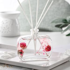 Chai Khuếch Tán Hương Liệu Phẳng 330Ml Sang Trọng Tùy Chỉnh Chai Khuếch Tán Nước Hoa Sậy Thủy Tinh Màu Hổ Phách Rỗng - Product Image 4