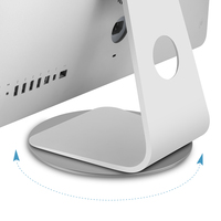 Groothandel UPERGO 360-GRADEN Rotatie Aluminium Computermonitor Draaibare Basis 90 Graden Kantelbaar 24 Inch Flat Panel Voorraad