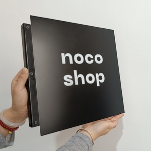 Outdoor Square Blade <b>Signs</b> Advertising Shop Store <b>Wall</b> Mounted Metal Sign Board Stainless Steel Blade <b>Signs</b> - Product Image 6