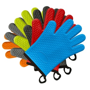 Gants résistants à la chaleur, gants de four en silicone anti-brûlure, gants en silicone réutilisables, adaptés à la pâtisserie - Product Image 1