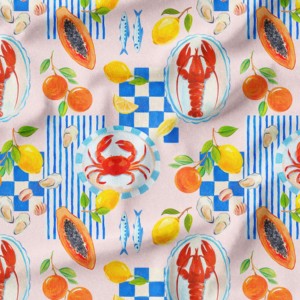 Tissu en coton 100% Pink Betsy 76 g/m², faible MOQ, par <span class=keywords><strong>Michelle</strong></span> E of Fabric - Product Image 3
