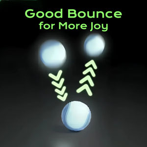 Parlayan açık köpek çiğnemek topu interaktif squeaoyuncak Squeaky etkisi ile karanlıkta parlayan dayanıklı kauçuk ve TPR yapılmış - Product Image 6