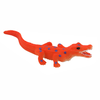 Modèle de crocodile en TPR thermochromique, jouet animal qui brille dans le noir, change de couleur à l'eau, jouet éducatif scientifique, jeu sensoriel
